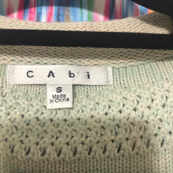 Cabi Mint Green Society Cardigan - Picture 8 of 9